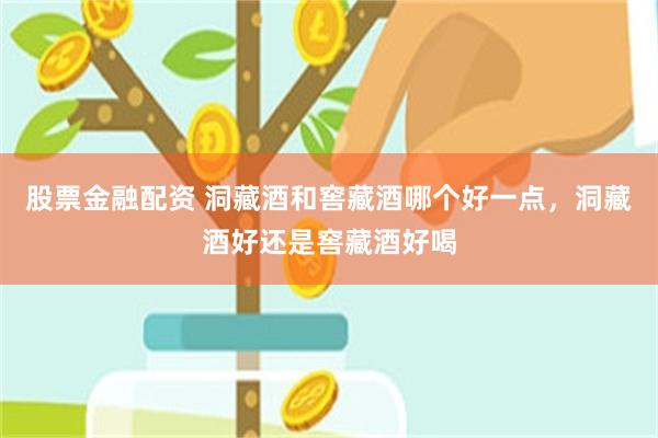 股票金融配资 洞藏酒和窖藏酒哪个好一点，洞藏酒好还是窖藏酒好喝