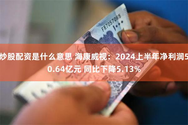 炒股配资是什么意思 海康威视：2024上半年净利润50.64亿元 同比下降5.13%