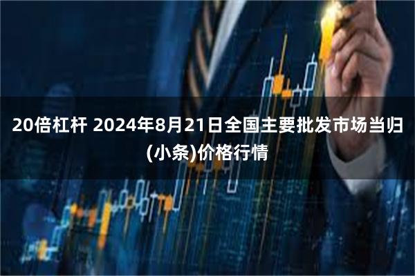 20倍杠杆 2024年8月21日全国主要批发市场当归(小条)价格行情