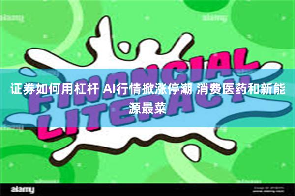 证券如何用杠杆 AI行情掀涨停潮 消费医药和新能源最菜