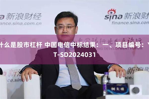 什么是股市杠杆 中国电信中标结果：一、项目编号：YT-SD2024031