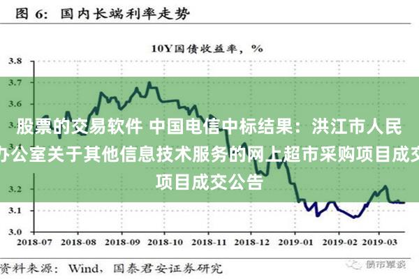 股票的交易软件 中国电信中标结果：洪江市人民政府办公室关于其他信息技术服务的网上超市采购项目成交公告
