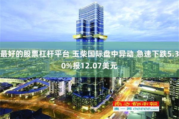 最好的股票杠杆平台 玉柴国际盘中异动 急速下跌5.30%报12.07美元