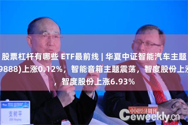 股票杠杆有哪些 ETF最前线 | 华夏中证智能汽车主题ETF(159888)上涨0.12%，智能音箱主题震荡，智度股份上涨6.93%