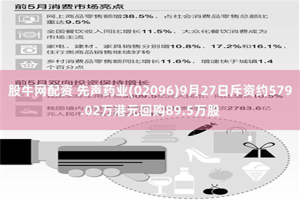 股牛网配资 先声药业(02096)9月27日斥资约579.02万港元回购89.5万股