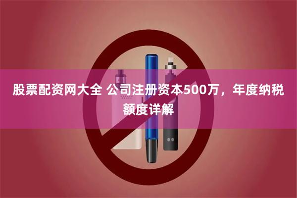股票配资网大全 公司注册资本500万，年度纳税额度详解