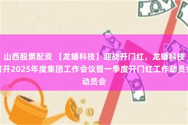 山西股票配资 【龙蟠科技】迎战开门红，龙蟠科技召开2025年度集团工作会议暨一季度开门红工作动员会