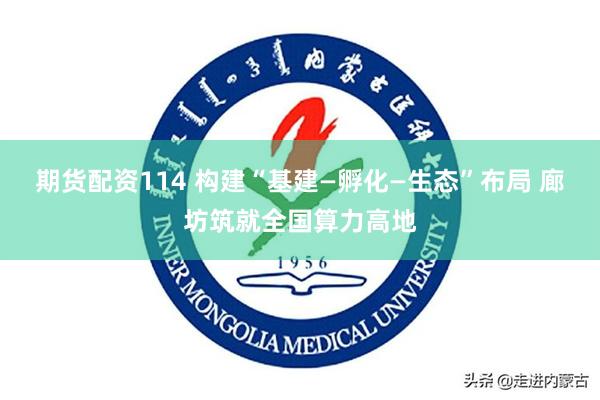 期货配资114 构建“基建—孵化—生态”布局 廊坊筑就全国算力高地