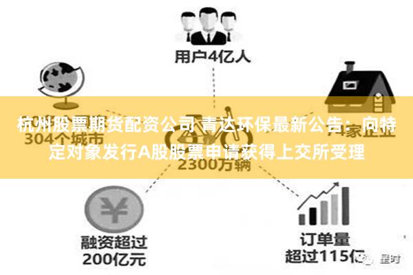 杭州股票期货配资公司 青达环保最新公告：向特定对象发行A股股票申请获得上交所受理