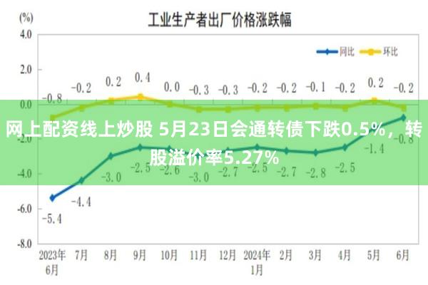 网上配资线上炒股 5月23日会通转债下跌0.5%，转股溢价率5.27%