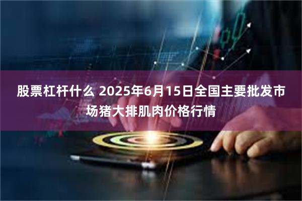 股票杠杆什么 2025年6月15日全国主要批发市场猪大排肌肉价格行情